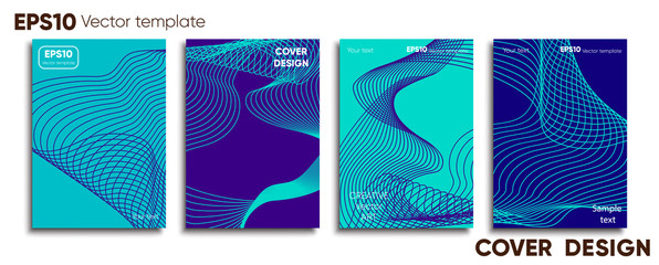 Creative colored cover. Cover design.