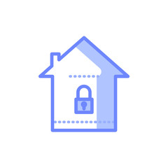 home security icon vector design modern style