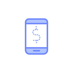 mobile banking icon vector design modern style