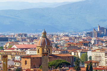 Fototapeta premium View of the city of Florence in Italy