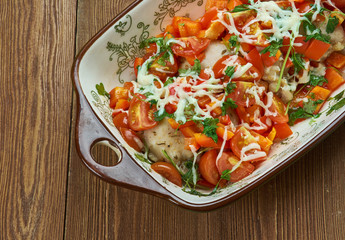 Bruschetta Chicken Bake