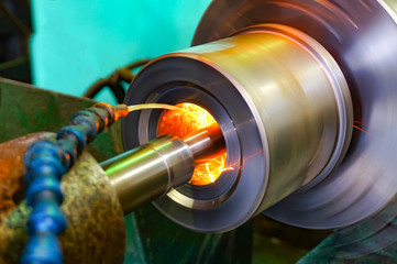 Production of parts in the metalworking industry, finishing on an internal steel surface grinding...