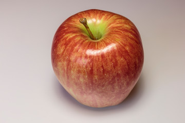 Juicy apple isolated on a white background.