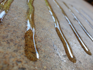 Water drop and melt hand drawn water calligraphy good use for any design you want