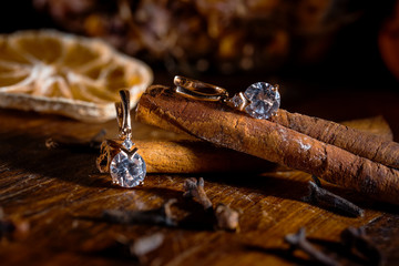 decorations earrings gold