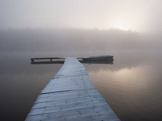 pier on the lake