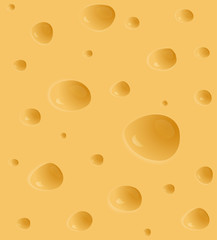 cheesy textural seamless pattern with holes vector illustration