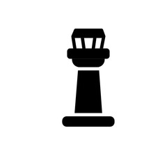 control tower icon vector glyph style