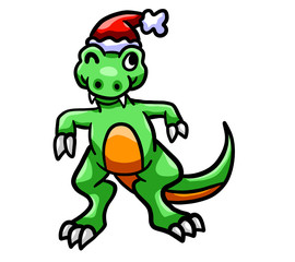 Happy Christmas T Rex