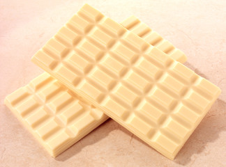 TWO WHITE CHOCOLATE BARS