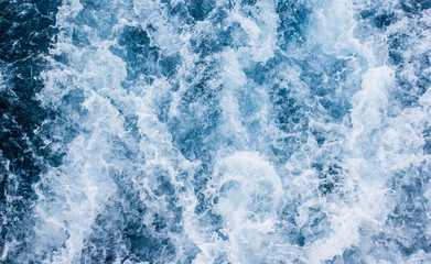 The texture of the waves