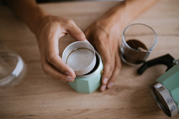 Preparing Coffee