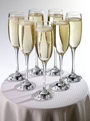 SEVEN GLASSES OF CHAMPAGNE