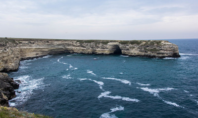The Black Sea coast, Cape Tarkhankut, Crimea