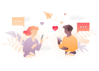 Virtual Love Vector Concept