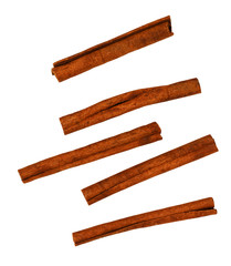 Set of cinnamon sticks