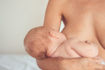 mother and baby, breastfeeding