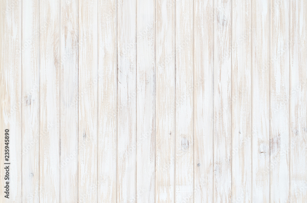 Sticker white wood texture background