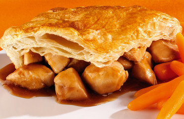 CHICKEN PIE WITH CARROTS