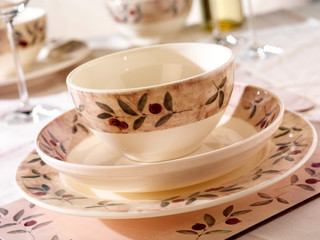 PATTERNED DISHWARE OR TABLEWARE