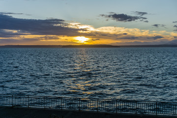 Golden Sunset Scene