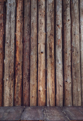 natural wood background in vertical version