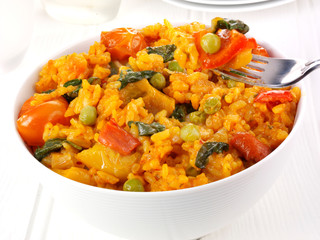 VEGETARIAN SPANISH PAELLA