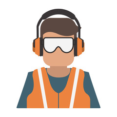 Construction worker avatar