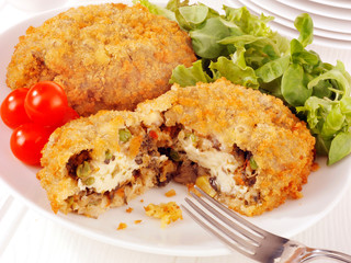 VEGETARIAN RICOTTA AND VEGETABLE KIEV