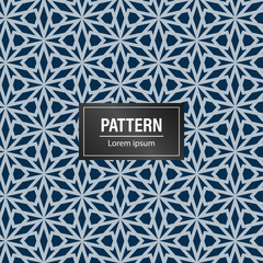 Fototapeta premium Geometric pattern background. Minimal and modern blue background
