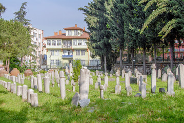 Bursa, Turkey, 01 May 2012: Muradiye complex, Tombs © Kayihan