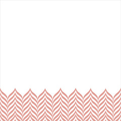 Linear Strokes Zigzag Seamless Horizontal Border