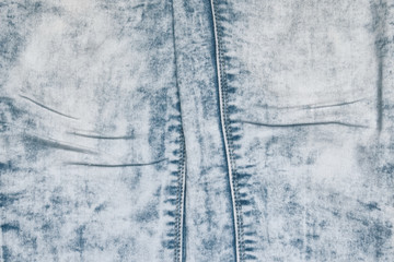 Acid washed jeans knees on trouser-legs - 235959875