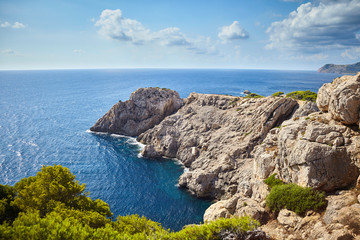 Scenic landscape of Capdepera, Mallorca.