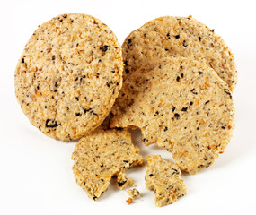 WELSH LAVA BREAD OATCAKES ON WHITE