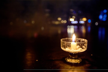 candles in the dark