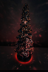 Deko Weihnachtsbaum rot