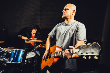 Obraz premium Guitarist