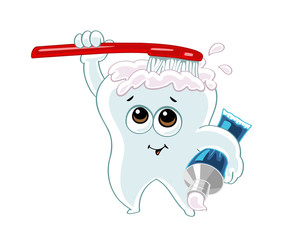 little tooth cartoon