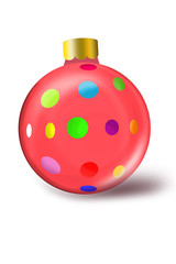 Festive Christmas ball