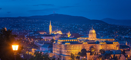 Naklejka premium Buda Castle or Royal Palace in Budapest, Hungary