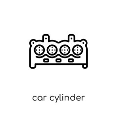 car cylinder icon from Car parts collection.