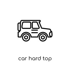 car hard top icon from Car parts collection.
