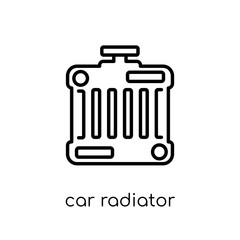 car radiator icon from Car parts collection.