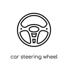 car steering wheel icon from collection.