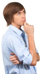 Young male in dress shirt