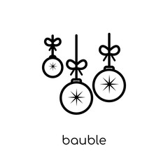 Bauble icon from Christmas collection.