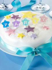 ICED PARTY CAKE