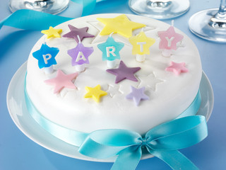 ICED PARTY CAKE