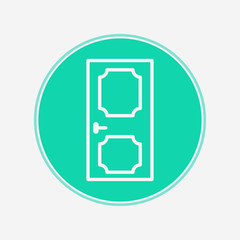 Door vector icon sign symbol